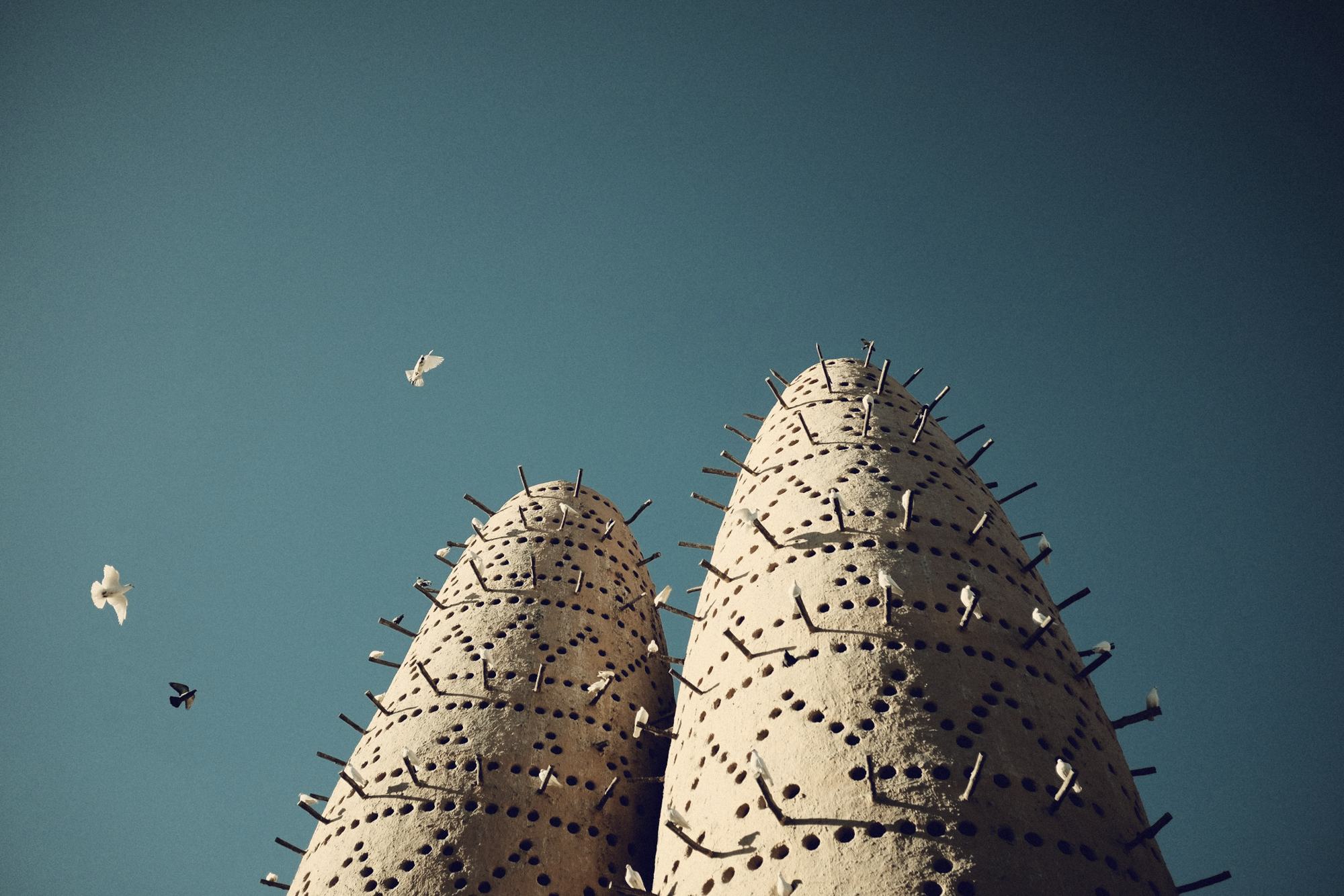 The pigeon towers of Katara Cultural Village