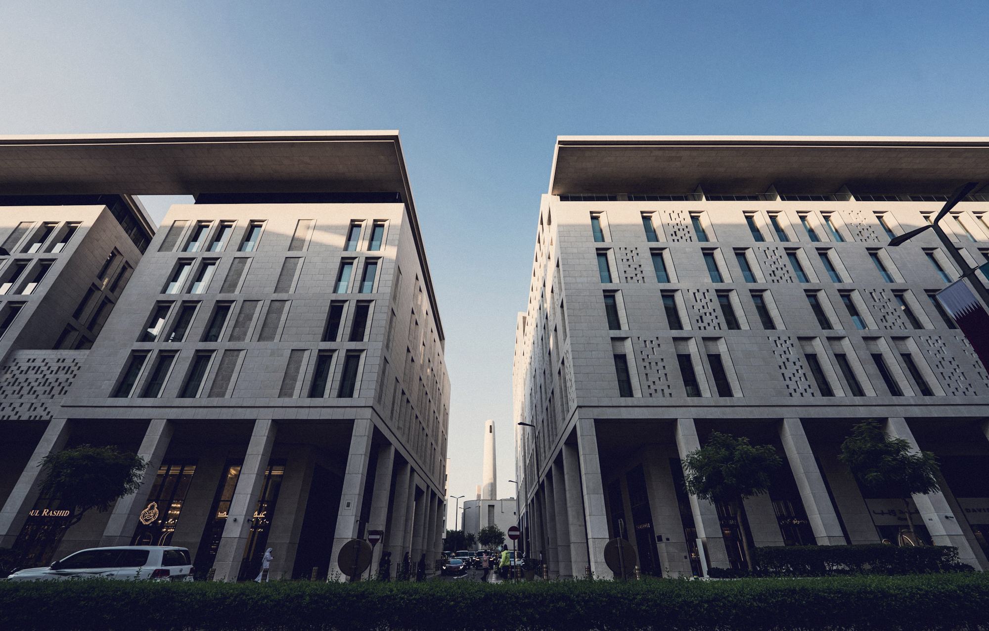 Contemporary offices in Msheireb, Doha